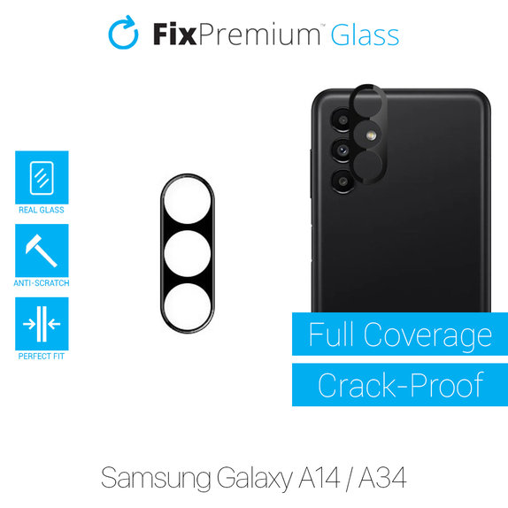 FixPremium Glass - Sticlă întârită pentru camera din spate Samsung Galaxy A14 & A34