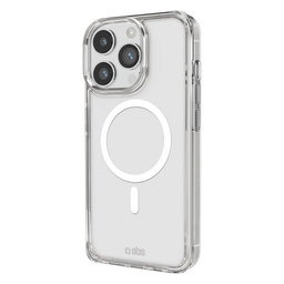 SBS - Caz Light Mag cu MagSafe pentru iPhone 14 Pro, transparent