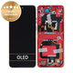Motorola Razr 40 Ultra - Ecran LCD + Sticlă Tactilă + Ramă (Viva Magenta) - 5D68C22598 Genuine Service Pack