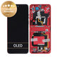Motorola Razr 40 Ultra - Ecran LCD + Sticlă Tactilă + Ramă (Viva Magenta) - 5D68C22598 Genuine Service Pack