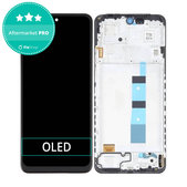 Xiaomi Redmi Note 12 - Ecran LCD + Sticlă Tactilă + Ramă (Black) OLED