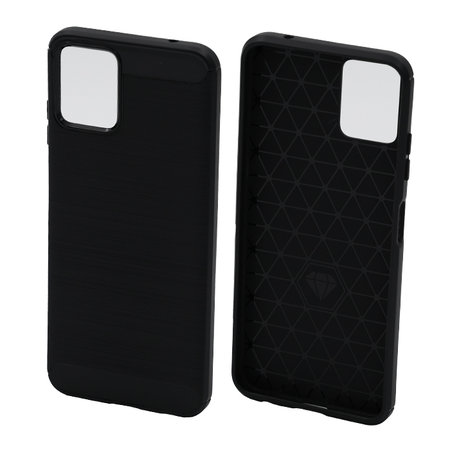 FixPremium - Caz Rubber pentru T Phone 5G / REVVL 6, negru