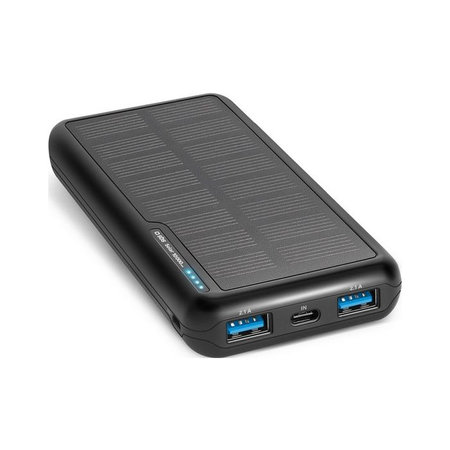 SBS - PowerBank Solar, 10 000 mAh, negru