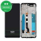 Infinix Hot 11S NFC - Ecran LCD + Sticlă Tactilă + Ramă (Polar Black) TFT