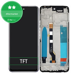 Infinix Hot 11S NFC - Ecran LCD + Sticlă Tactilă + Ramă (Polar Black) TFT