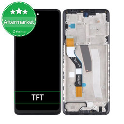 Motorola Moto G51 XT2171 - Ecran LCD + Sticlă Tactilă + Ramă (Black) TFT