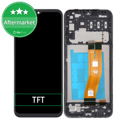 Samsung Galaxy A14 A145F - Ecran LCD + Sticlă Tactilă + Ramă (Black) TFT