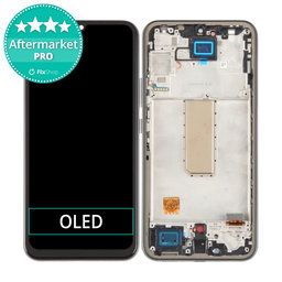 Samsung Galaxy A34 5G A346B - Ecran LCD + Sticlă Tactilă + Ramă (Black) OLED