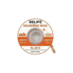 Relife RL-2515 - Fitil de lipit Pentru Îndepărtarea Excesului de Tablă (2.5mm)