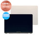 Apple MacBook Air 13" M2 A2681 (2022) - Ecran LCD + Sticlă Frontală + Carcasă Spate (Starlight) Refurbished