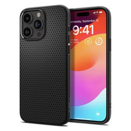 Spigen - Puzdro Liquid Air pre iPhone 15 Pro, matte black