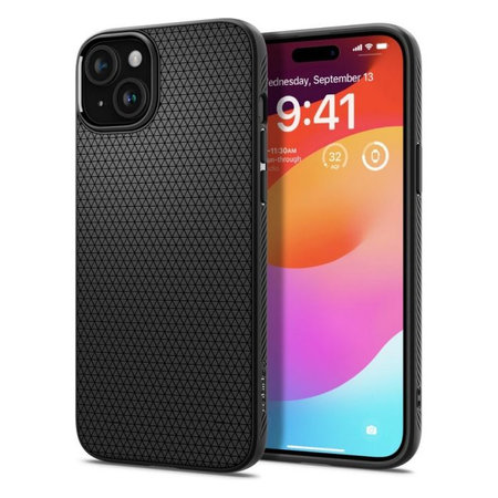 Spigen - Tok Liquid Air - iPhone 15, Matte Black