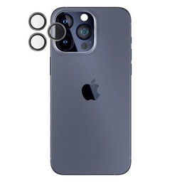 PanzerGlass - Capac de Protecție pentru Obiectivul Camerei Hoops pentru iPhone 15 Pro & 15 Pro Max, transparent