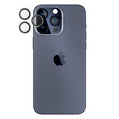 PanzerGlass - Capac de protecție a obiectivul camerei Hoops pentru iPhone 15 Pro & 15 Pro Max, transparent