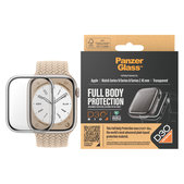 Sticlă securizată Full Body D3O pentru Apple Watch 9/8/7 45 mm, Transparent, PanzerGlass