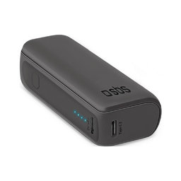 SBS - PowerBank NanoTube, 5000 mAh, čierna