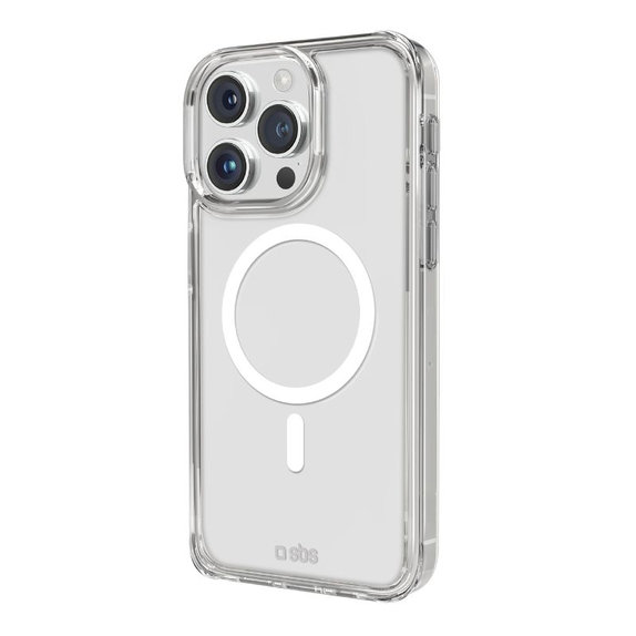 SBS - Caz Light Mag s MagSafe pentru iPhone 15 Pro, transparent