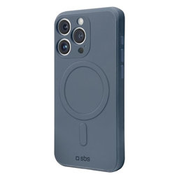 SBS - Puzdro Instinct s MagSafe pre iPhone 15 Pro, modrá
