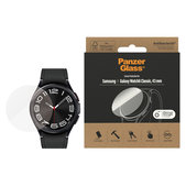 Sticlă securizată Flat Glass AB pentru Samsung Galaxy Watch6 43 mm, Transparent, PanzerGlass