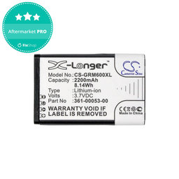 Garmin Montana 600, 600T, 600t Camo, 650, 650T, 680, 680T, Monterra - Baterie 010-11599-00, 010-11654-03, 361-00053-00, 361-00053-04 2200mAh HQ