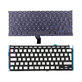 Apple MacBook Air 13" A1369 (Mid 2011), A1466 (Mid 2012 - Mid 2017) - Tastatură + Iluminare de Fundal UK/EU