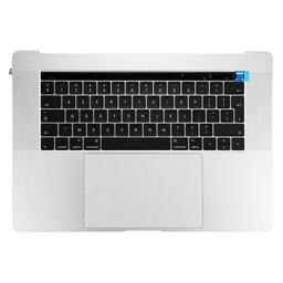 Apple MacBook Pro 15" A1707 (Late 2016 - Mid 2017) - Superior Ramă Tastatură + Tastatură UK + Microfon + Trackpad + Boxe (Silver)
