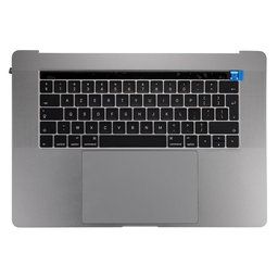 Apple MacBook Pro 15" A1707 (Late 2016 - Mid 2017) - Superior Ramă Tastatură + Tastatură UK + Microfon + Trackpad + Boxe (Space Gray)