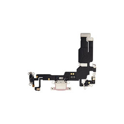 Apple iPhone 15 - Conector de Încărcare + Cablu Flex (Pink)