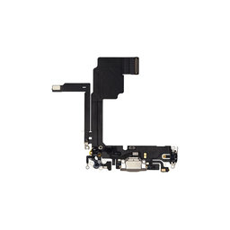 Apple iPhone 15 Pro - Conector de Încărcare + Cablu Flex (Natural Titanium)