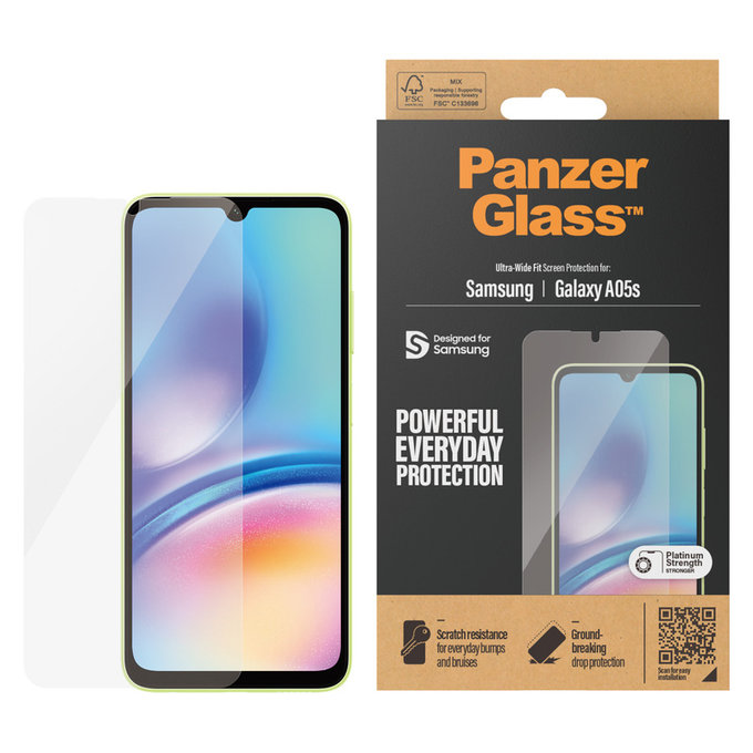 Sticlă securizată UWF pentru Samsung Galaxy A05s, Transparent, PanzerGlass