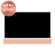 Apple iMac 24" M1 A2438, A2439 (2021) - Retina 5K Ecran LCD (Orange) Refurbished