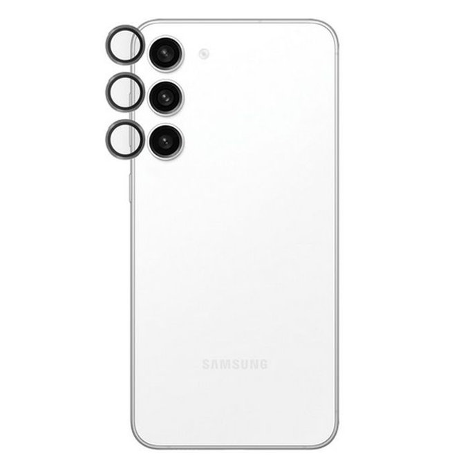 PanzerGlass - Capac de protec?ie & obiectivul camerei Hoops pentru Samsung Galaxy S23 FE, negru