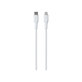 PURO - USB-C Cablu / MFI Lightning, 12W, Soft, 1,5 m, alb