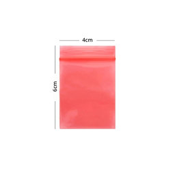 Pungi Antistatice ESD (Red) - 4x6cm 100buc