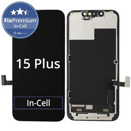 Apple iPhone 15 Plus - Ecran LCD + Sticlă Tactilă + Ramă In-Cell FixPremium