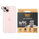 Protecție lentile cameră Hoops pentru iPhone 15/15 Plus, Roz, PanzerGlass