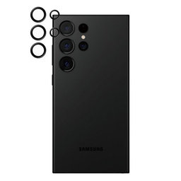 PanzerGlass - Ochranný kryt objektívu fotoaparátu Hoops pre Samsung Galaxy S24 Ultra, čierna