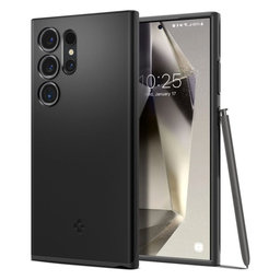Spigen - Caz Thin Fit pentru Samsung Galaxy S24 Ultra, negru
