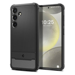 Spigen - Caz Rugged Armor pentru Samsung Galaxy S24, Matte Black