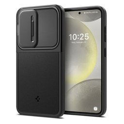 Spigen - Caz Optik Armor pentru Samsung Galaxy S24, negru