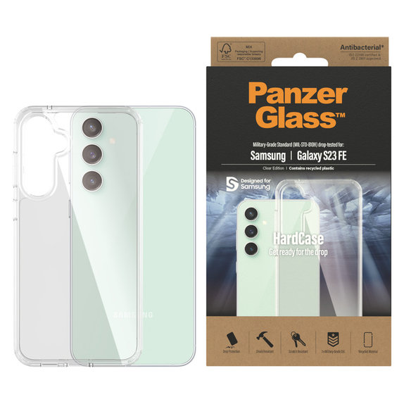 Caz HardCase AB pentru Samsung Galaxy S23 FE, Transparent, PanzerGlass