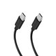 SBS - Cablu împletit USB-C/USB-C, PD, 100W, 1.5m, negru