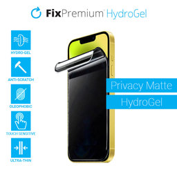 FixPremium - Privacy Matte Screen Protector pentru Apple iPhone 13, 13 Pro & 14