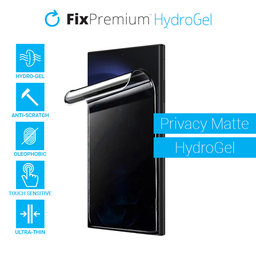 FixPremium - Privacy Matte Screen Protector pentru Samsung Galaxy S23 Ultra