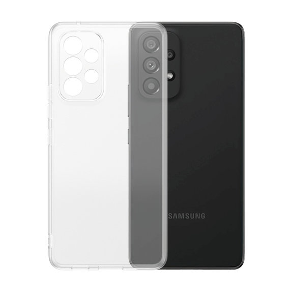 Caz TPU pentru Samsung Galaxy A53 5G, Transparent, SAFE by PanzerGlass