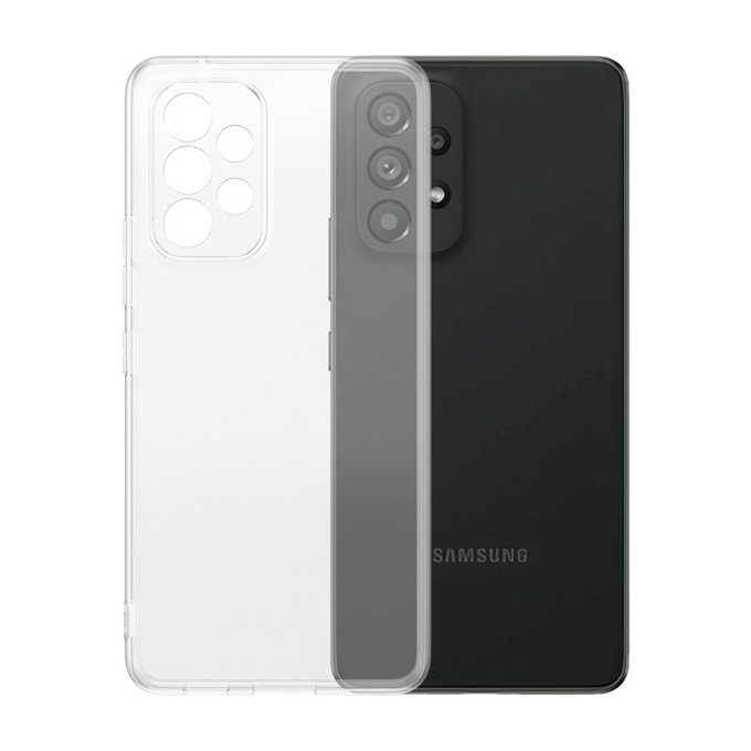 Caz TPU pentru Samsung Galaxy A53 5G, Transparent, SAFE by PanzerGlass
