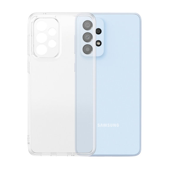 Caz TPU pentru Samsung Galaxy A33 5G, Transparent, SAFE by PanzerGlass