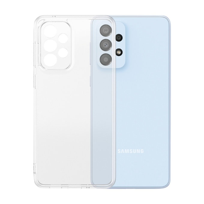 Caz TPU pentru Samsung Galaxy A33 5G, Transparent, SAFE by PanzerGlass
