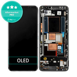 Asus ROG Phone 7 AI2205_C - Ecran LCD + Sticlă Tactilă + Ramă (Phantom Black) OLED