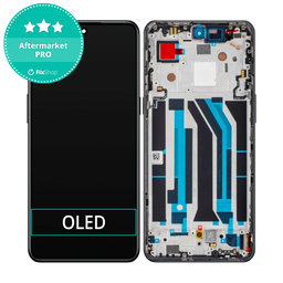 OnePlus 10T - Ecran LCD + Sticlă Tactilă + Ramă (Moonstone Black) OLED